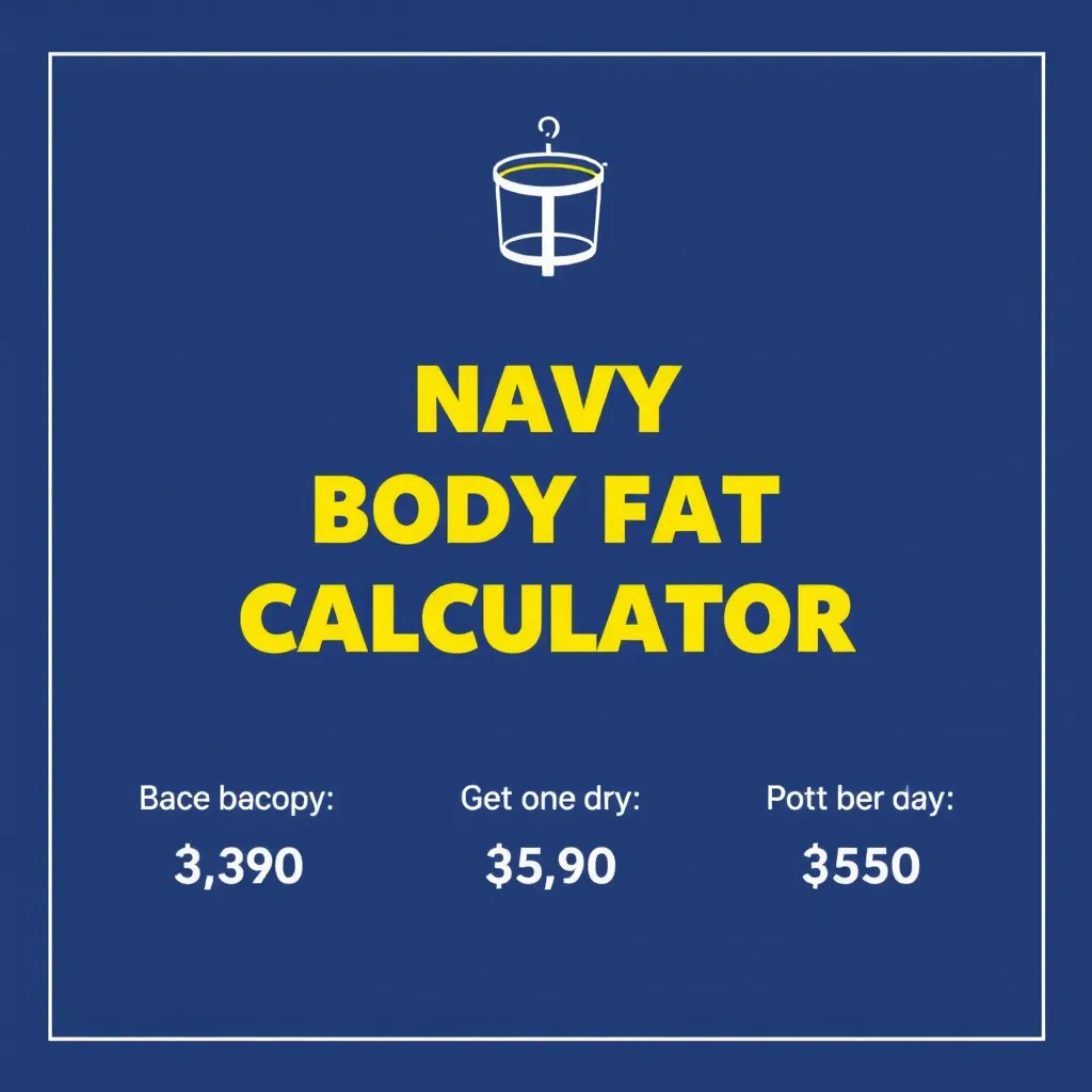 Navy Body Fat Calculator