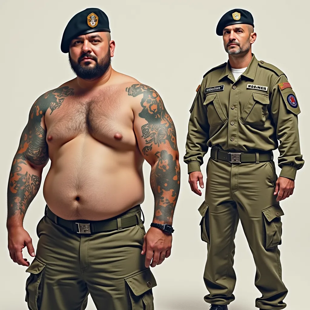 What is the body fat for the army